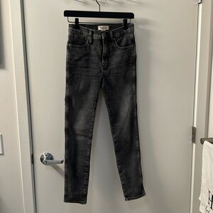 Madewell Black/Grey Skinny Jeans Size 25